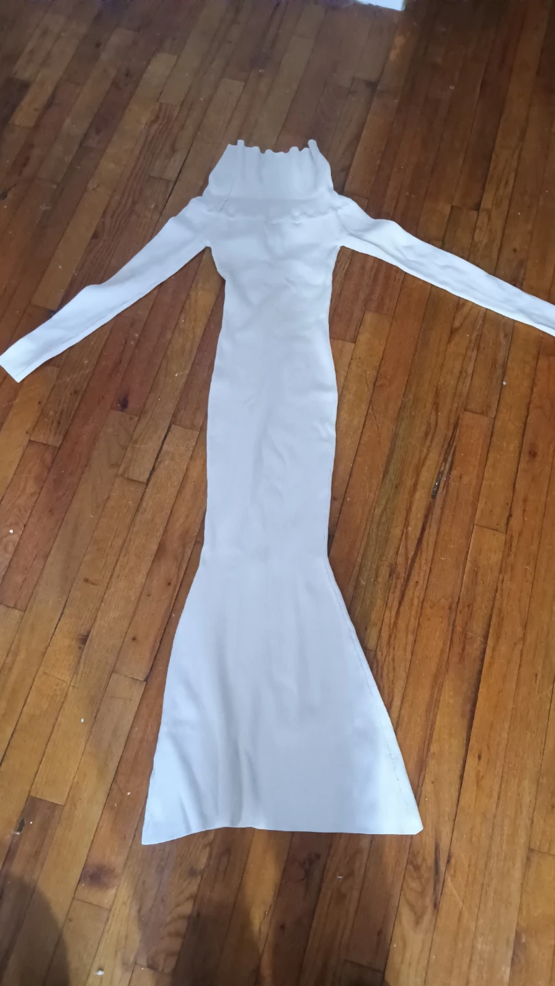 Rehab Lab Off-the-Shoulder Ribbed Maxi Dress - photo 2