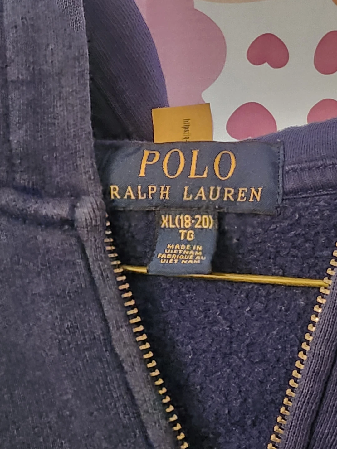 Polo Ralph Lauren Zip-Up Hoodie Boys XL (18-20) Navy - photo 2