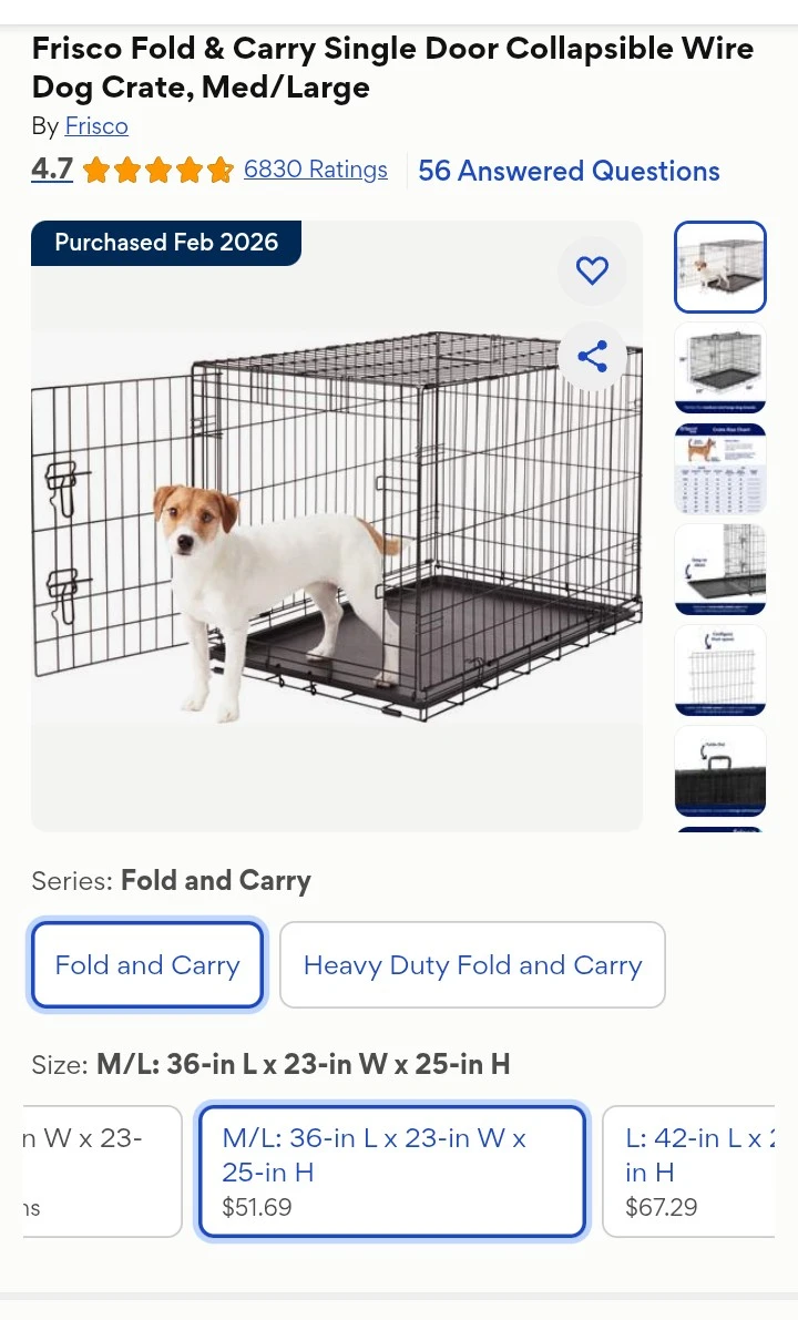 Dog crate