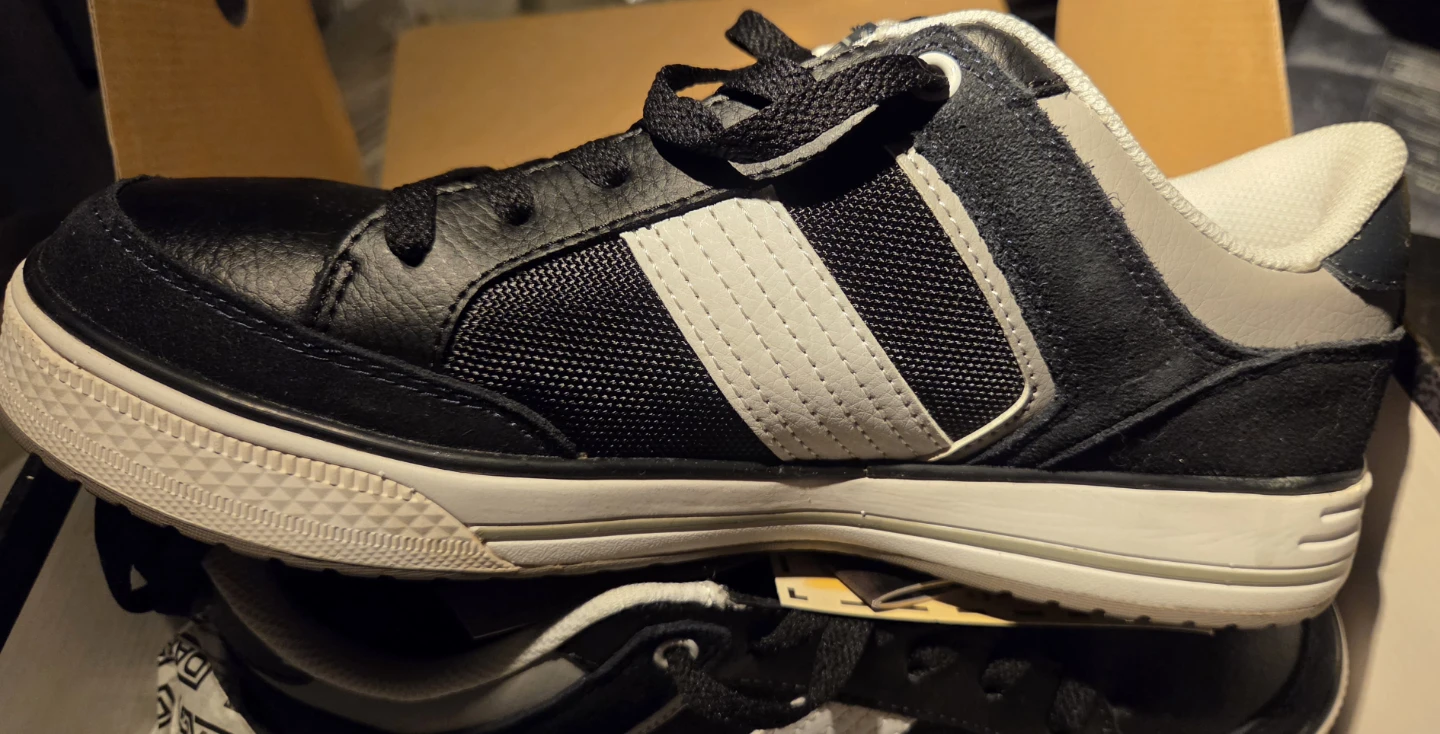 Dakota Anti-Slip Work Shoes - Black steel toe - photo 3