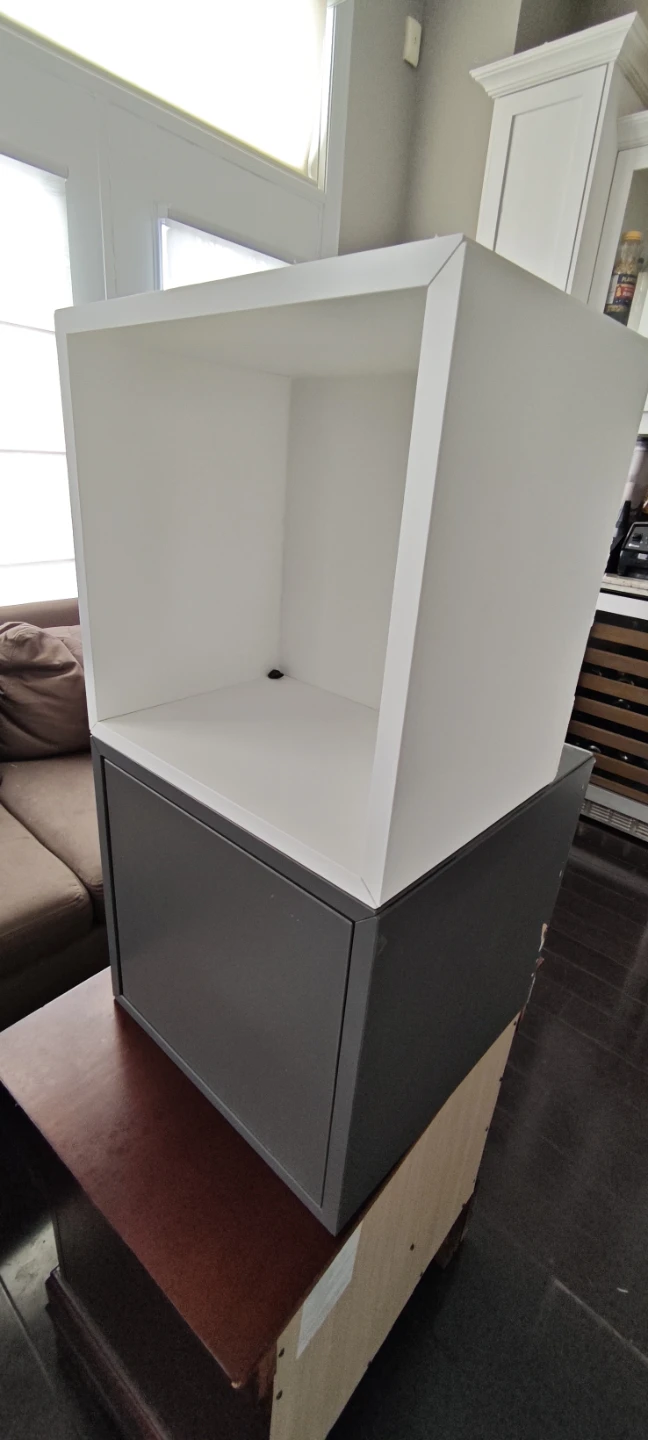 2 Wall-mounted shelving unit, $25/2 or $15/1 - photo 4