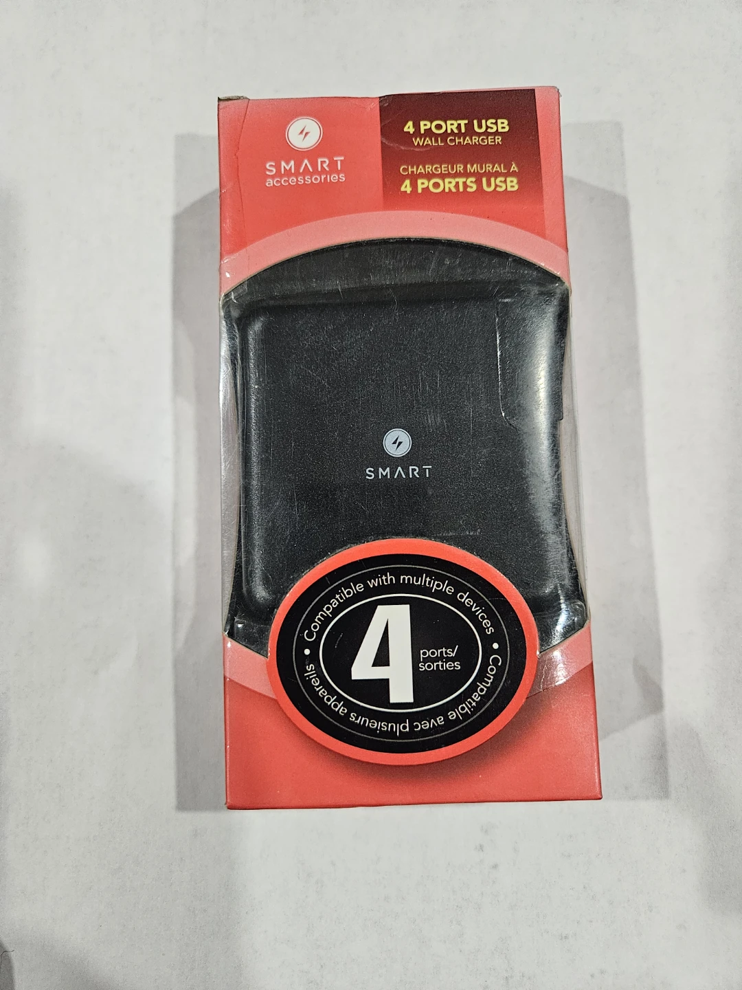 Smart Accessories 4 Port USB Wall Charger