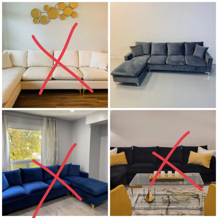 Wayfair liquidation sectional sofa sale, Brand new in box