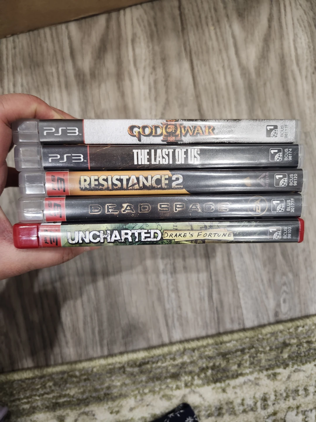 PlayStation 3 Games Lot -The Last of Us, God of War, Resistance - photo 3