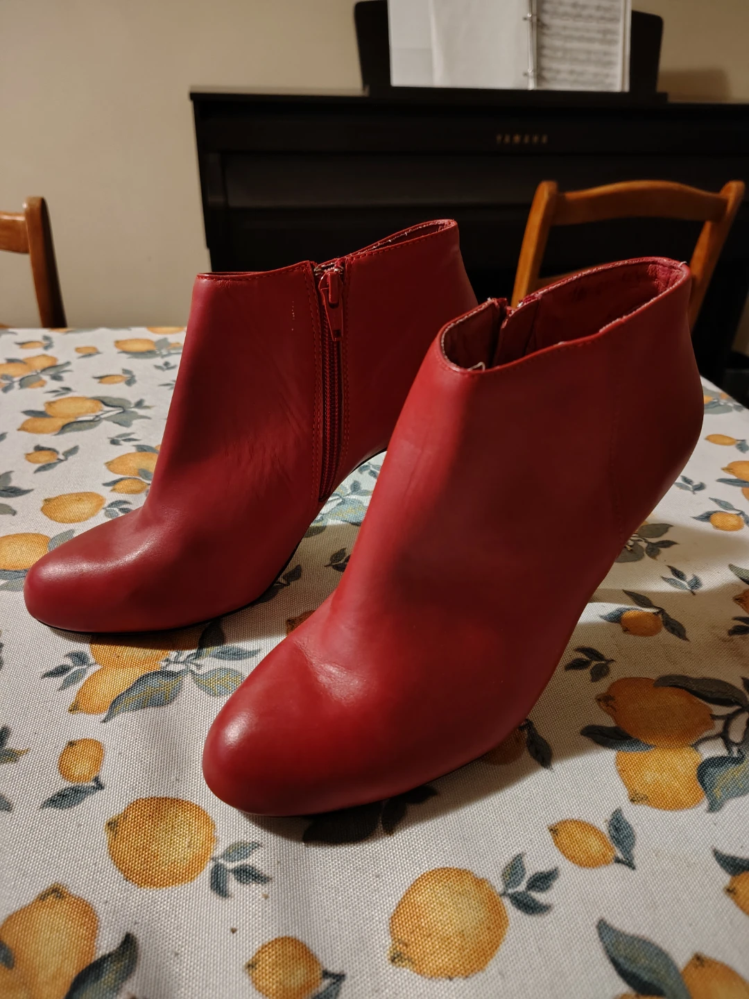 Red Ankle Boots with Heels Aldo - size 8.5 - photo 2
