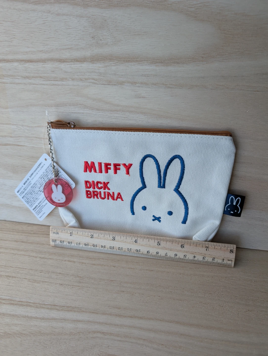NWT new Miffy Dick Bruna Canvas Pouch - photo 2
