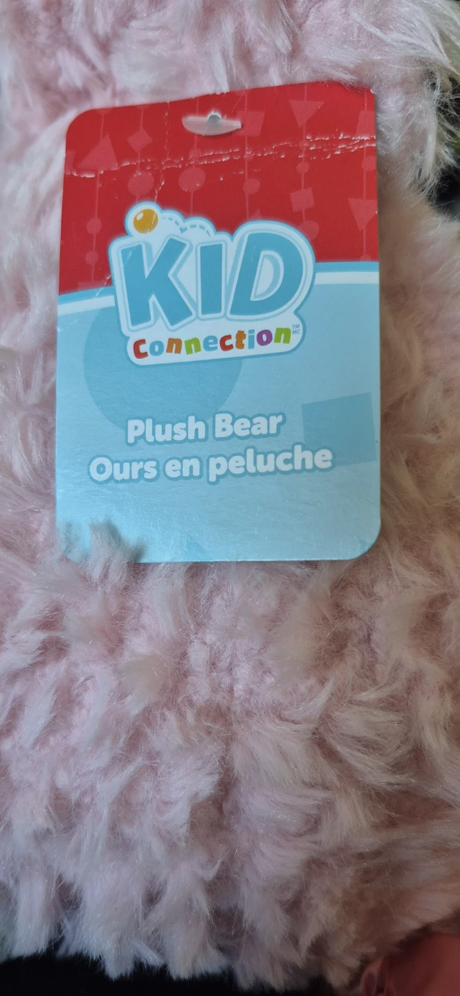 Kid Connection Pink Plush Teddy Bear with Bow - photo 3