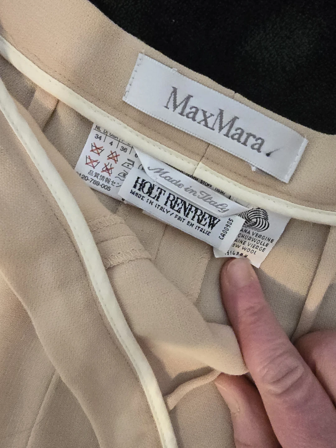 Timeless Elegance: Max Mara Virgin Wool Trousers size 4 - photo 3