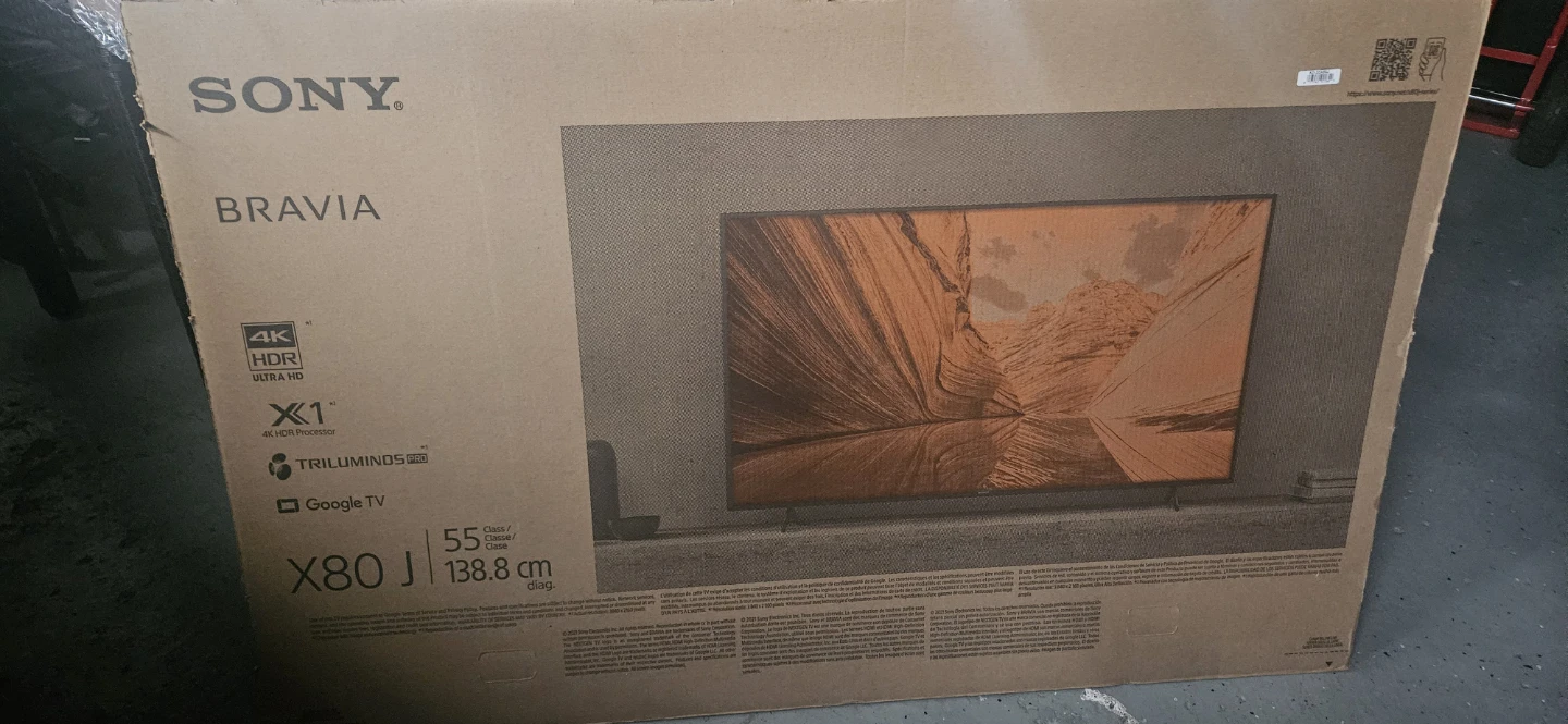 Sony Bravia X80J 55 inch 4K HDR Google TV