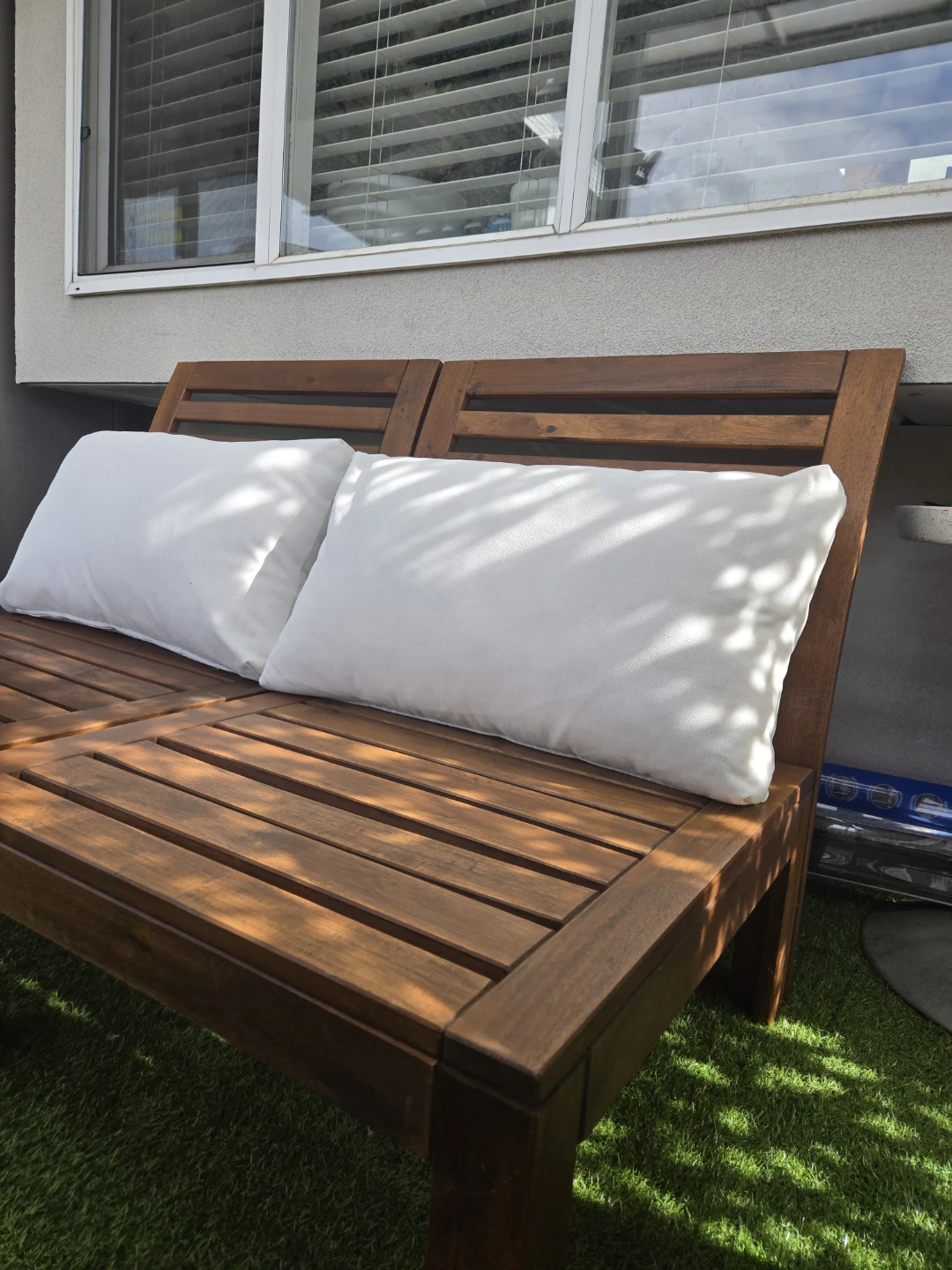 NEWLY refinished 2 ikea applaro lounge chairs w 2 back cushions - photo 4
