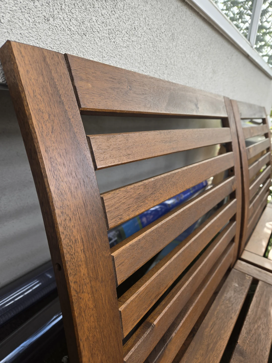 NEWLY refinished 2 ikea applaro lounge chairs w 2 back cushions - photo 5