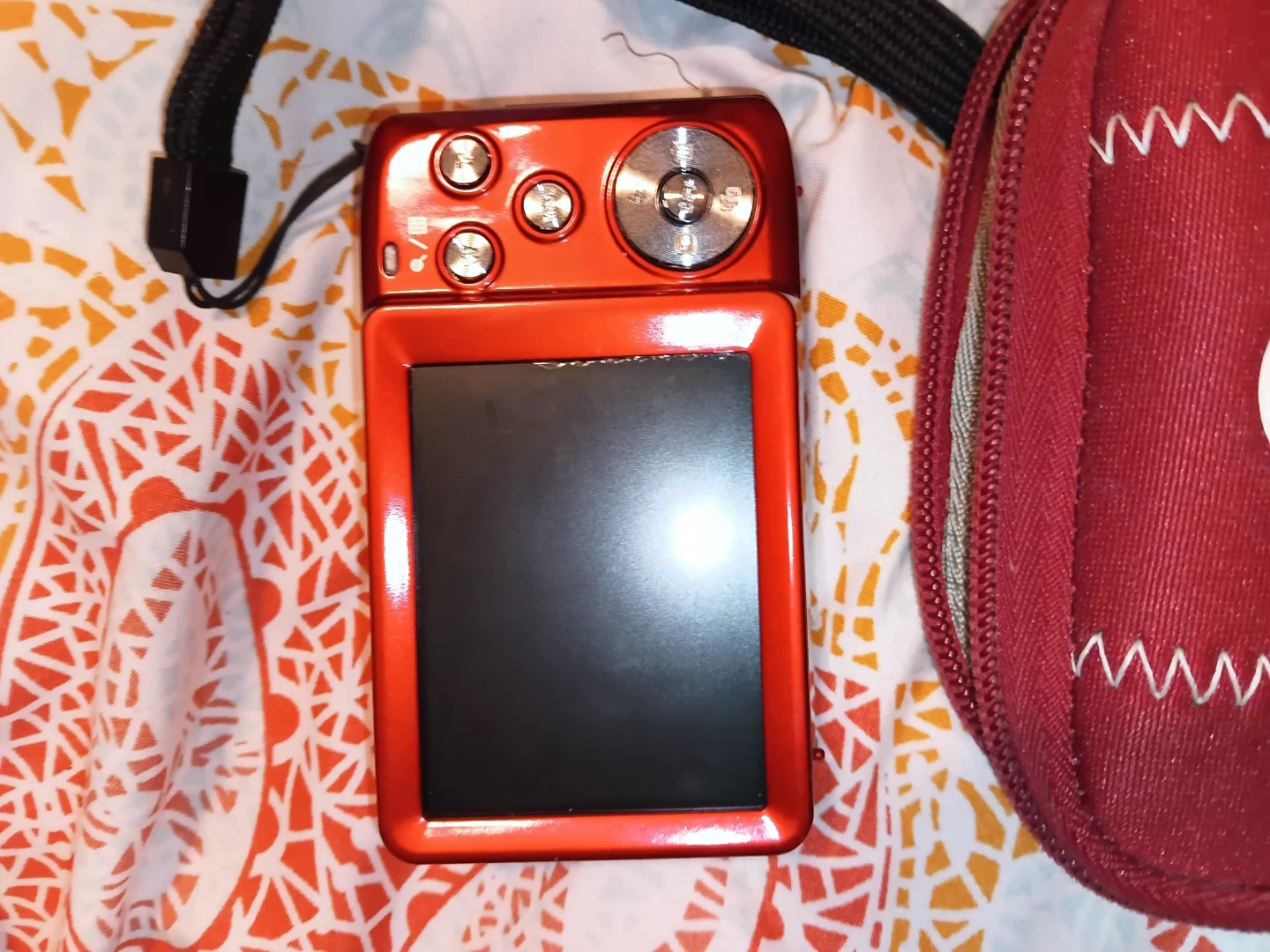Vivitar ViviCam KX128 Red Digital Camera with Case - photo 2