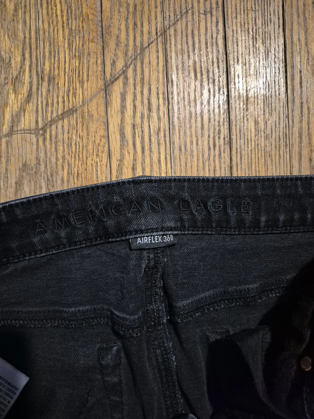 American Eagle Airflex 360 Distressed Black Jeans - photo 2