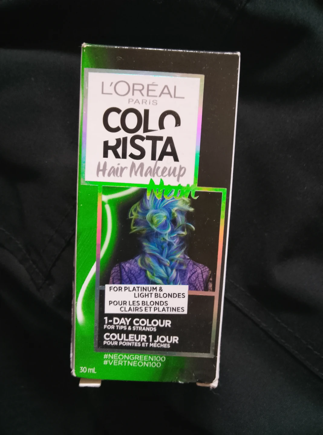 L'Oréal Colorista Hair Makeup Neon Green 100