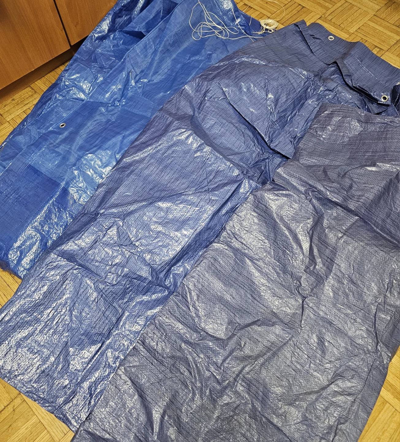 Blue Tarps (Set of 3)