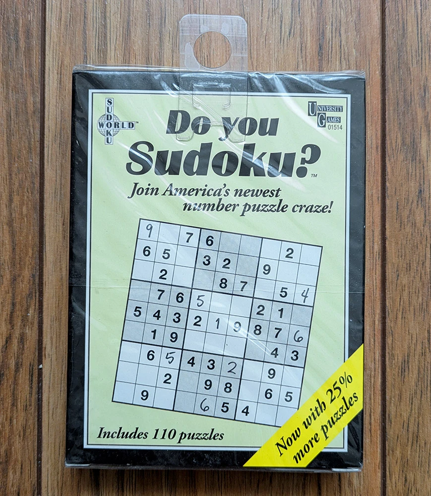 "Do You Sudoku?" - BRAND NEW, NEVER OPENED