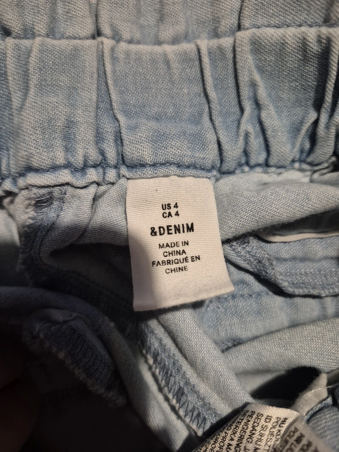 H&M Wide Leg Denim Pants Size 4 - photo 2
