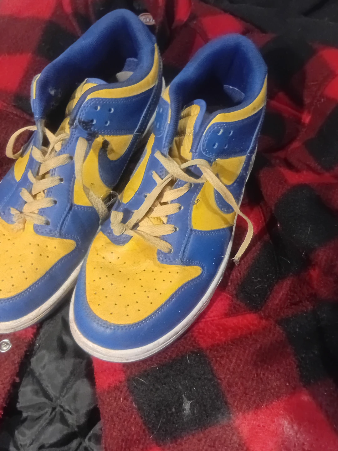 Nike Dunk High Blue Yellow Sneakers