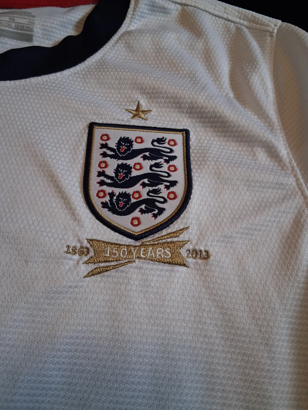 England 150 Years Football Jersey White - photo 2