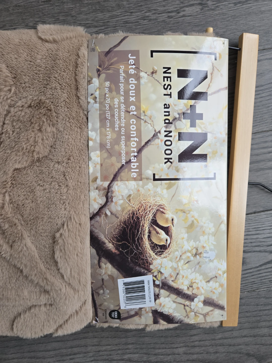 Nest and Nook Plush Throw Blanket