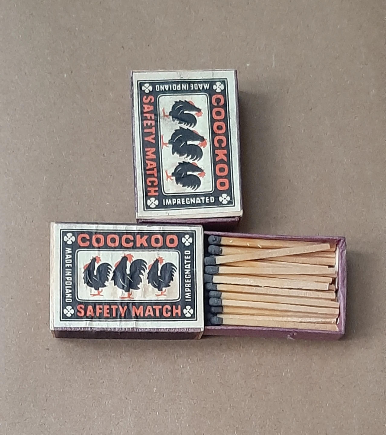 Coockoo Safety Matches - Made in Poland