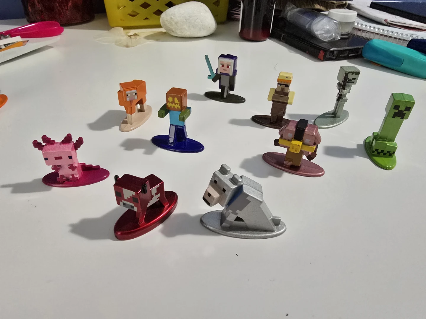 Minecraft Mini metal Figures Lot