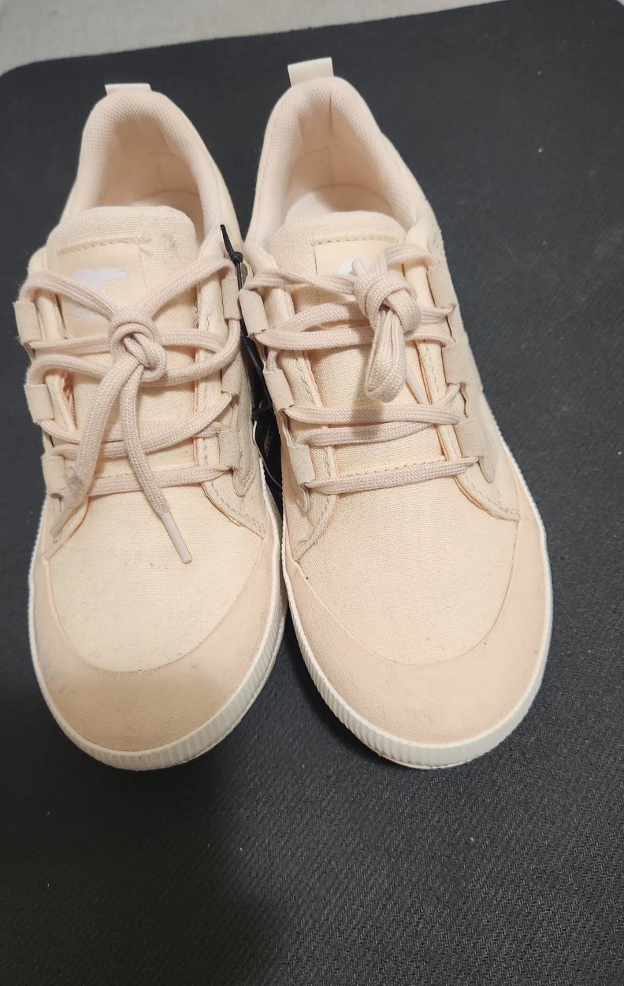 Sorel Women's Canvas Sneakers - Peach