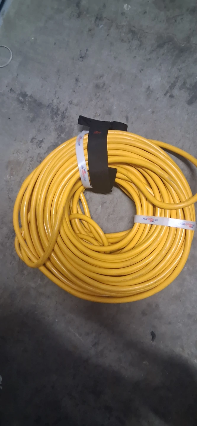 Yellow Outdoor Extension Cord
