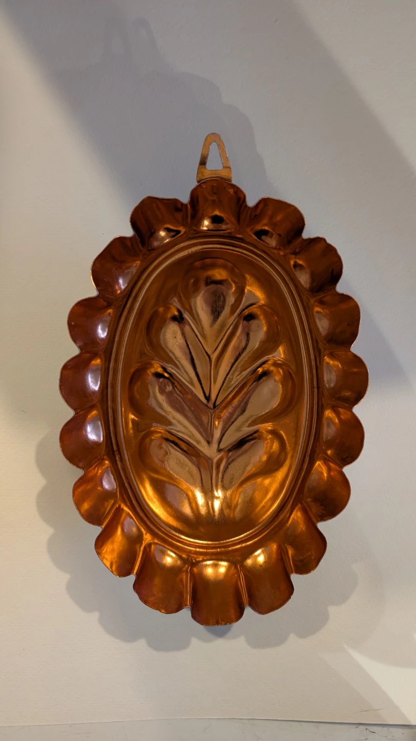 Vintage Copper Jelly Mold made in Italy - photo 2