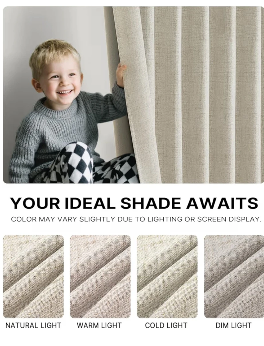 100% Blackout Curtains - Day/Night - photo 4