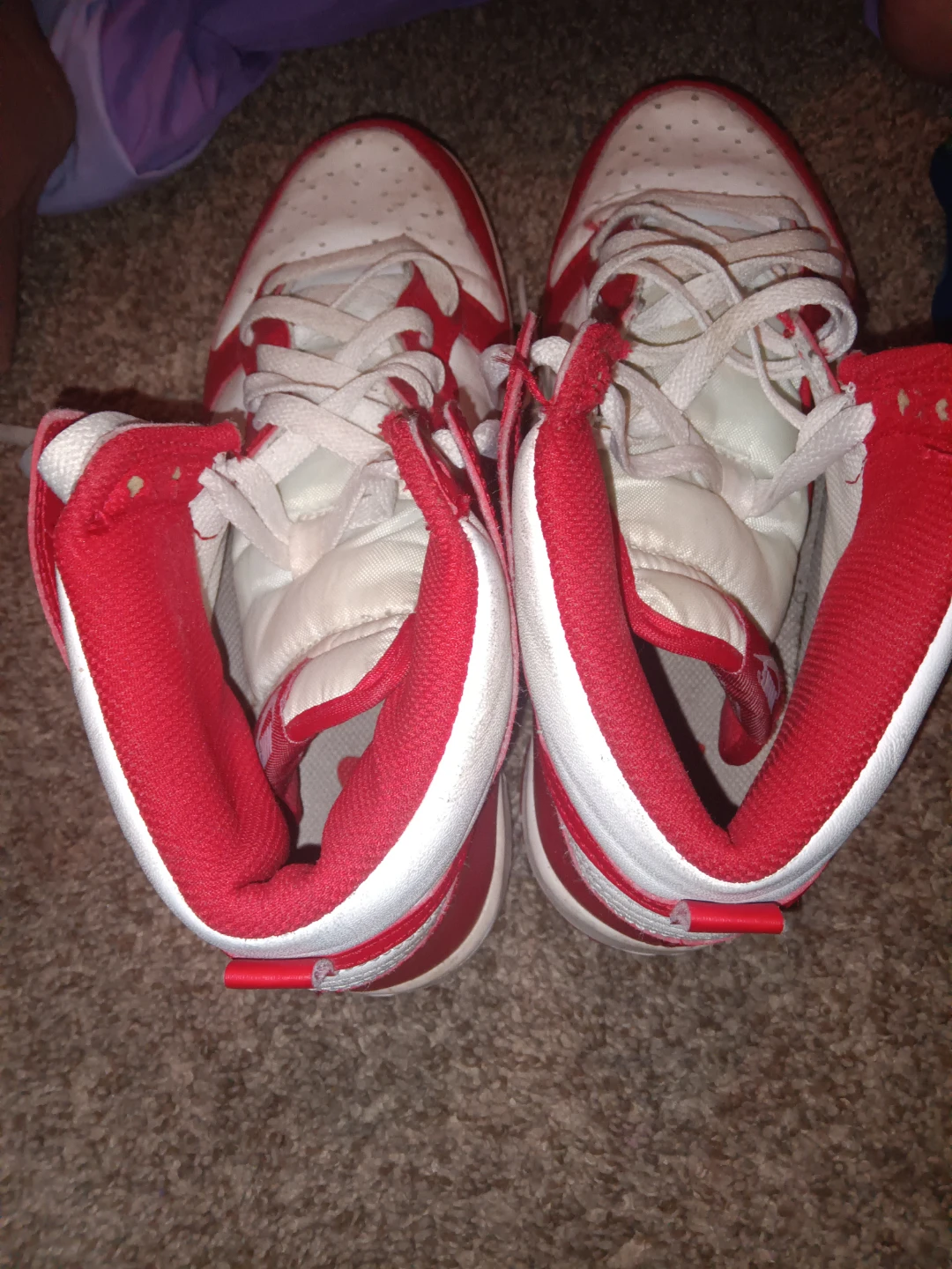 Nike High-Top Sneakers - Red/White - photo 3