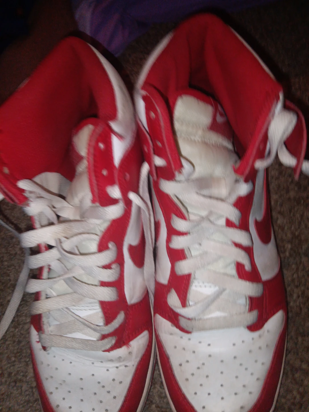 Nike High-Top Sneakers - Red/White - photo 4
