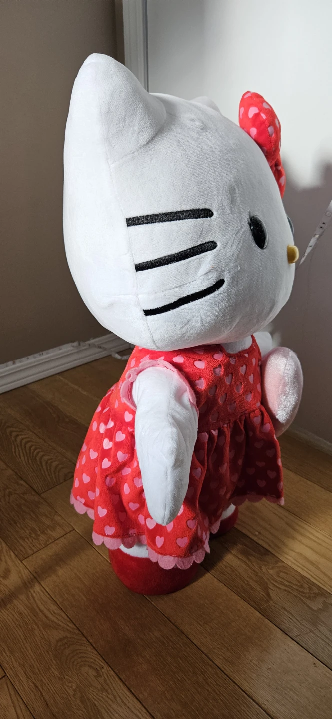 22" Hello Kitty Eyelash Greeter Standing Plush - photo 4