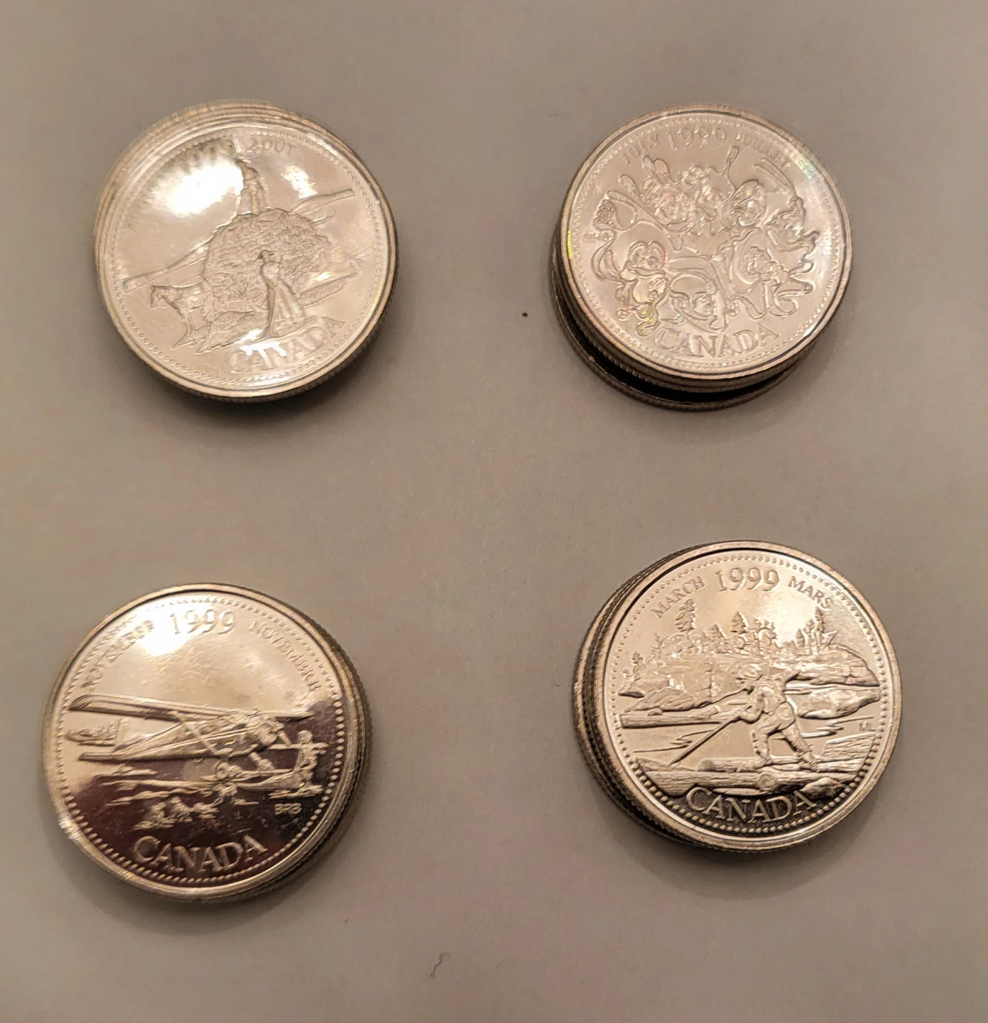 Collection of Canadian Special Edition Quarters - photo 4