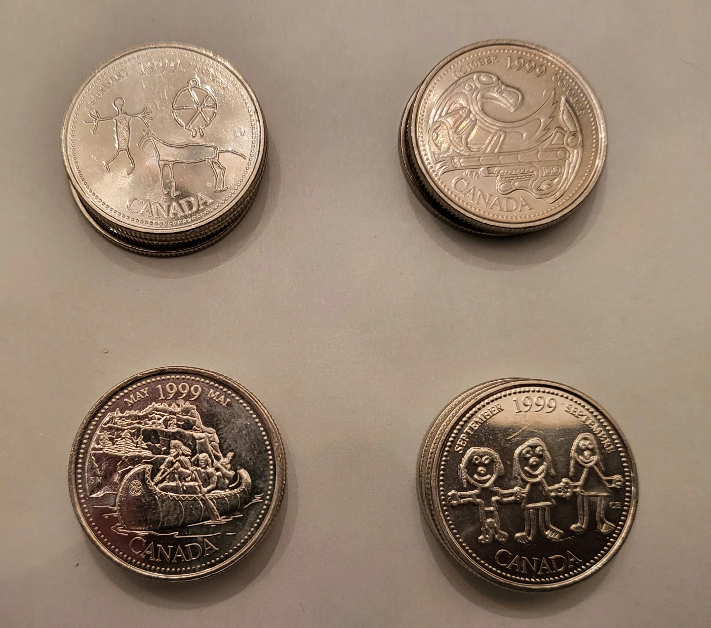 Collection of Canadian Special Edition Quarters - photo 5
