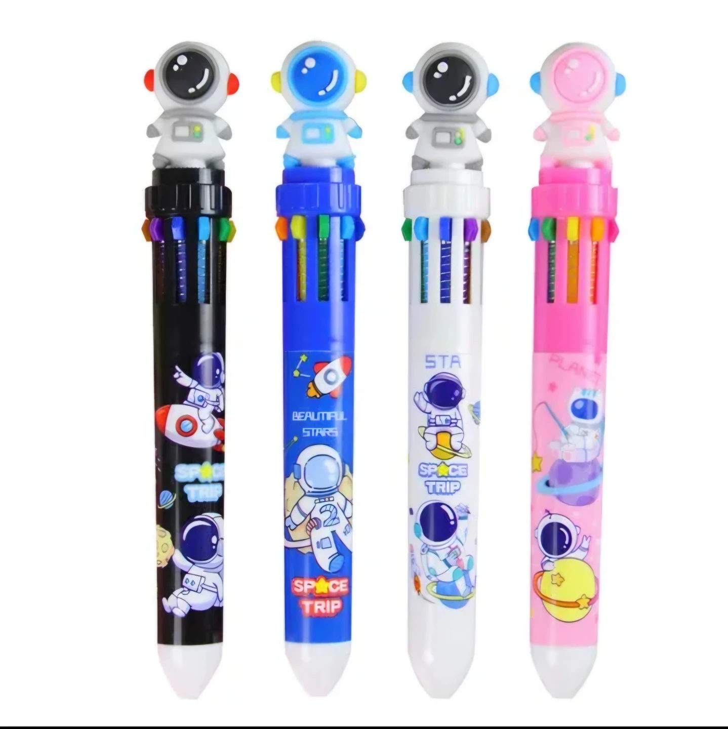 10 Color Retractable Pens - Assorted Fun Designs - photo 2