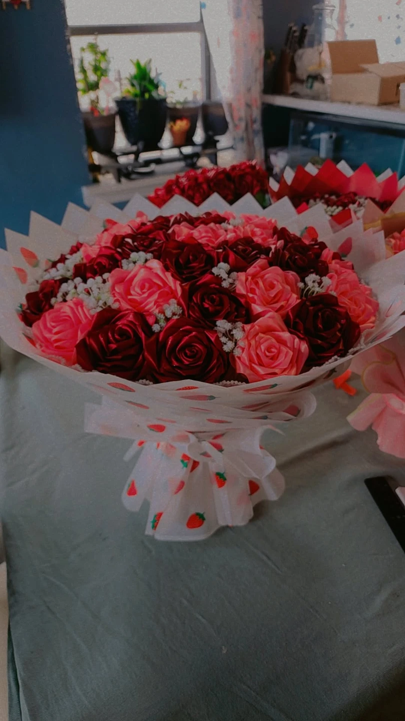 Strawberry Shortcake Flower Bouquet