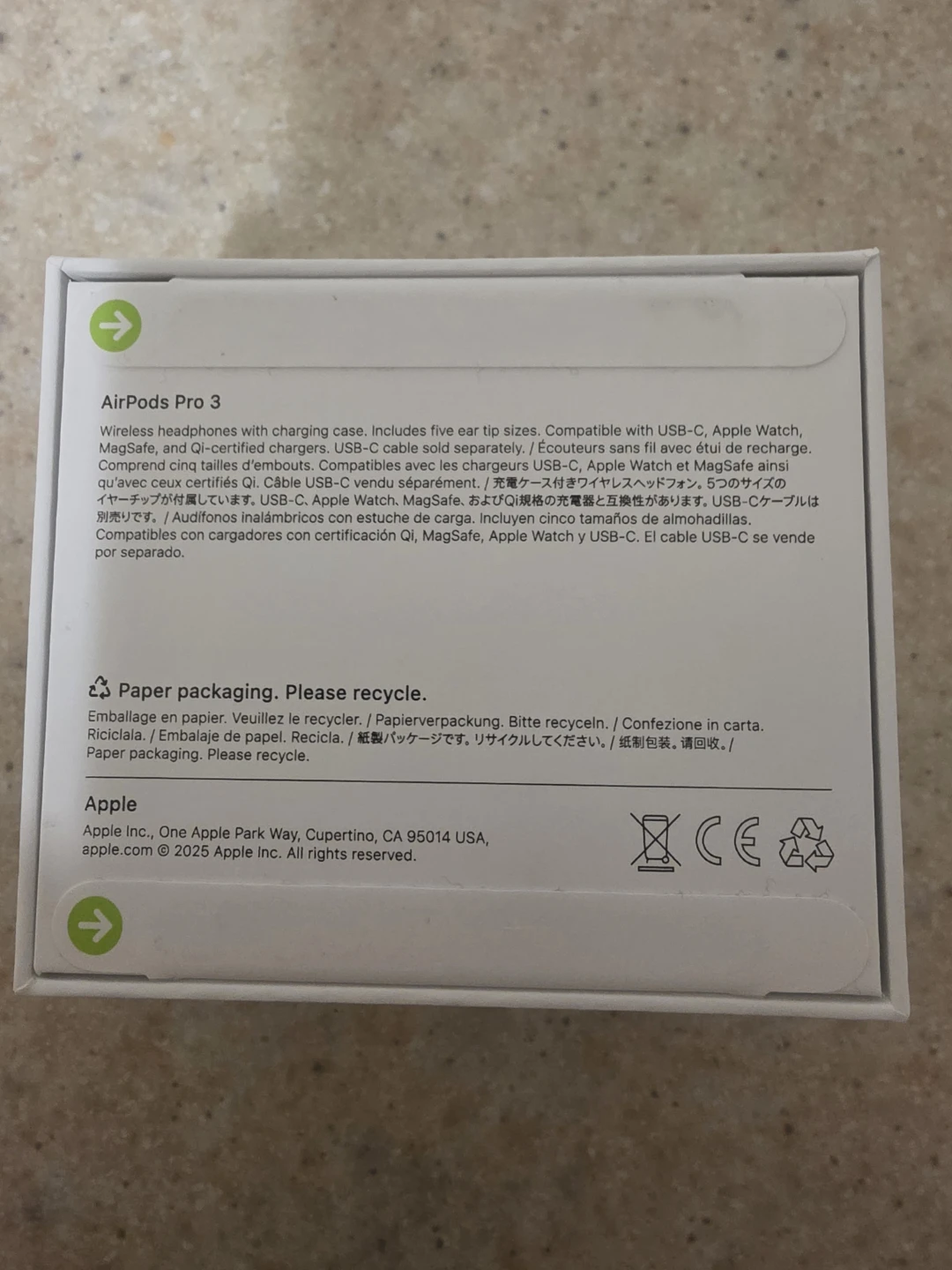 Apple AirPods Pro 3 Wireless Earbuds