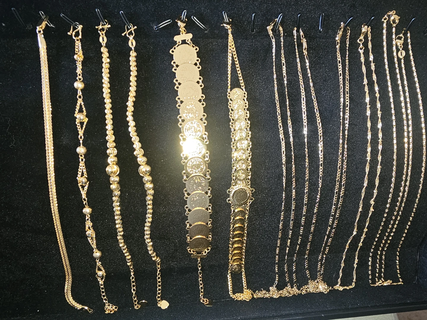 24 karat  Gold plated Bracelets & Necklaces