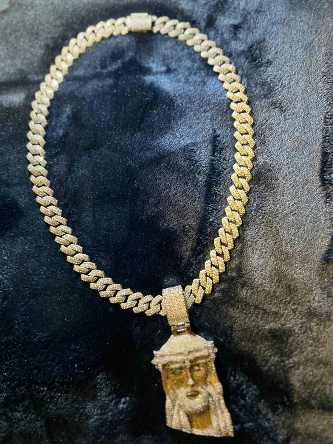 Jesus Piece Pendant Chain Necklace