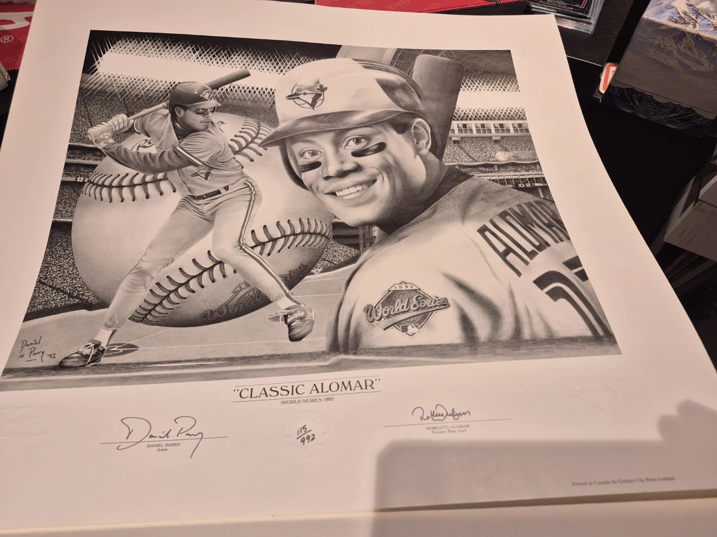 Art "Classic Alomar" Print by Daniel Parry #115/992