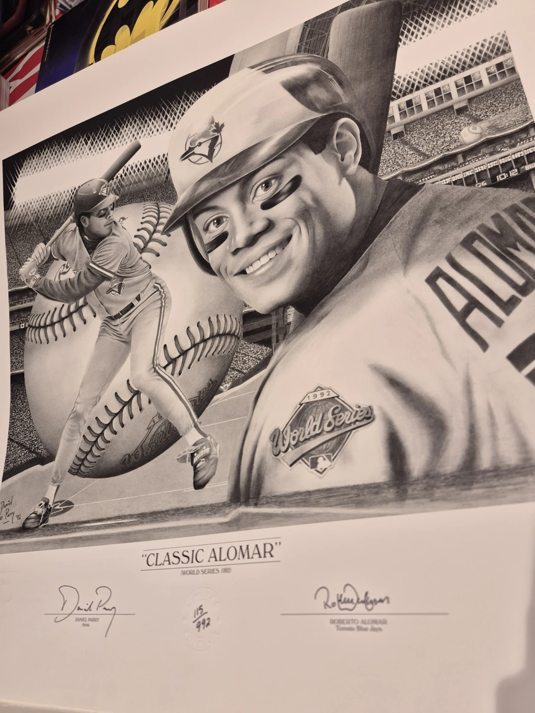 Art "Classic Alomar" Print by Daniel Parry #115/992 - photo 2