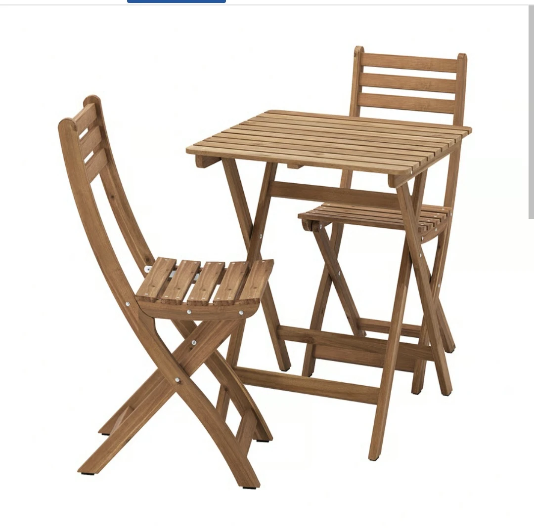 IKEA Wooden Patio Bistro Set