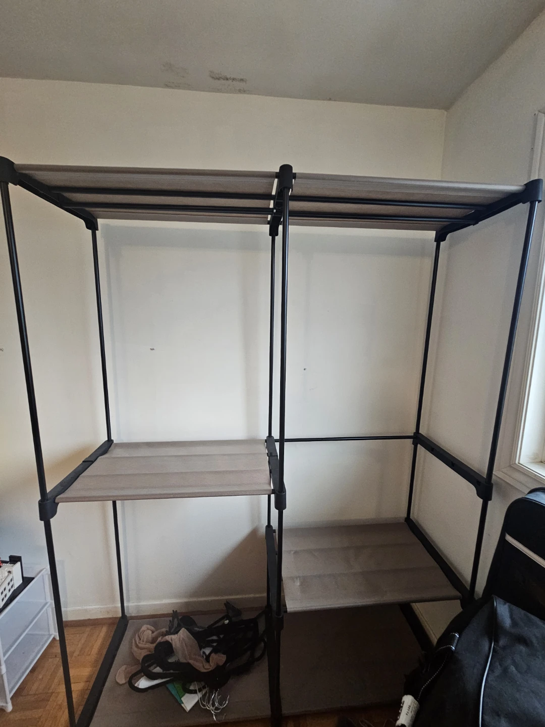 Portable Clothing Rack Wardrobe Organizer - photo 2