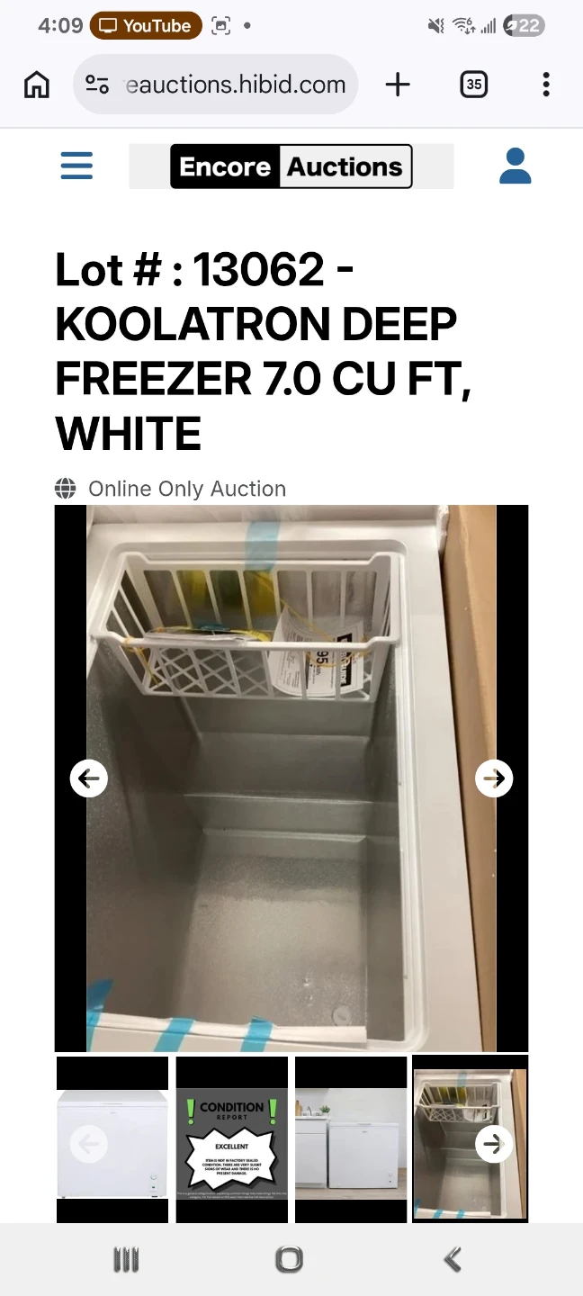 Koolatron Deep Freezer 7.0 cu ft White - photo 3