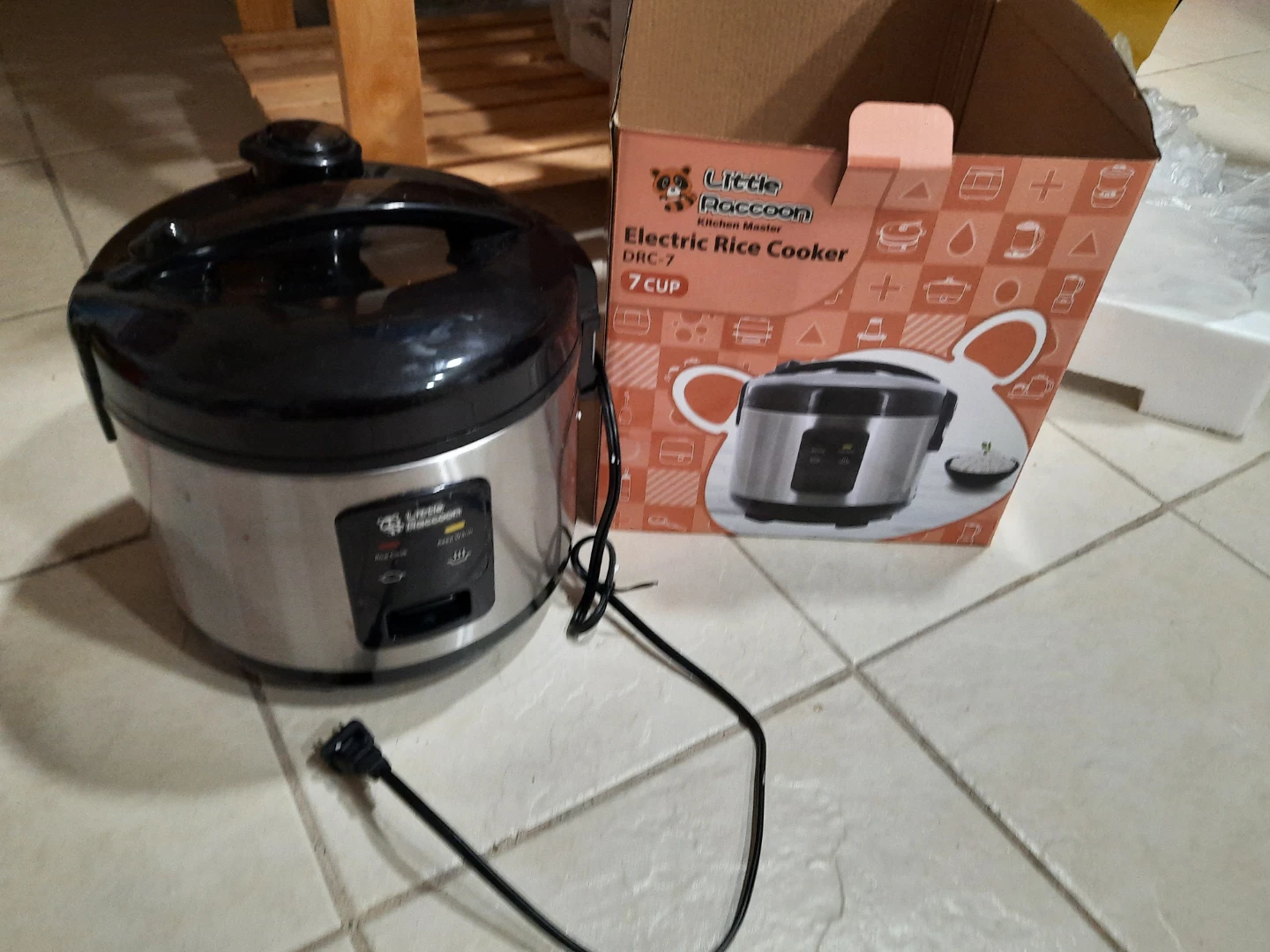 Little Racoon Electric Rice Cooker DRC-7 (7 Cup)