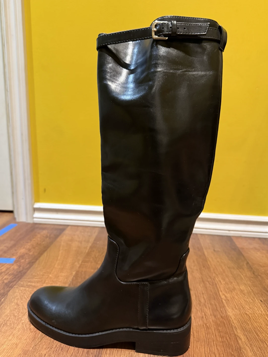 New ZARA Womens Black Long Boots - photo 3