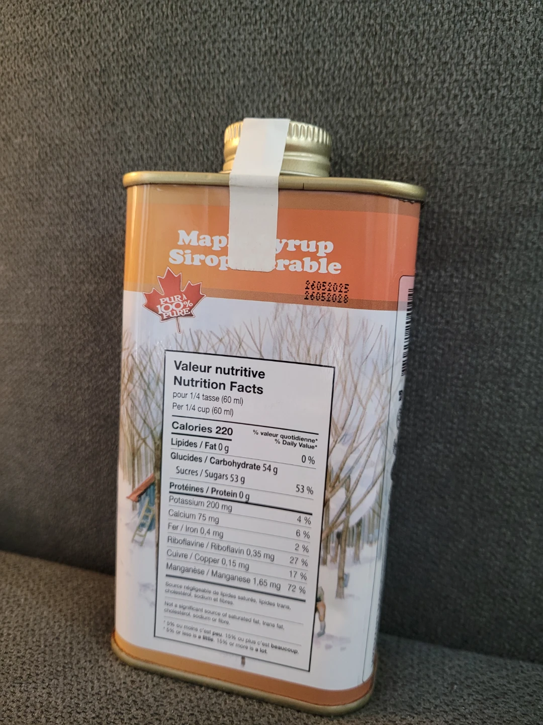 Jakeman's Maple Syrup 250ml Tin - photo 2