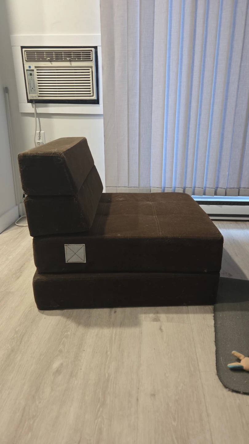Mahogany Brown "Sleeper" Chair - photo 2