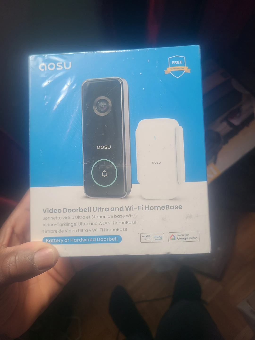 aosu Video Doorbell Ultra and Wi-Fi HomeBase